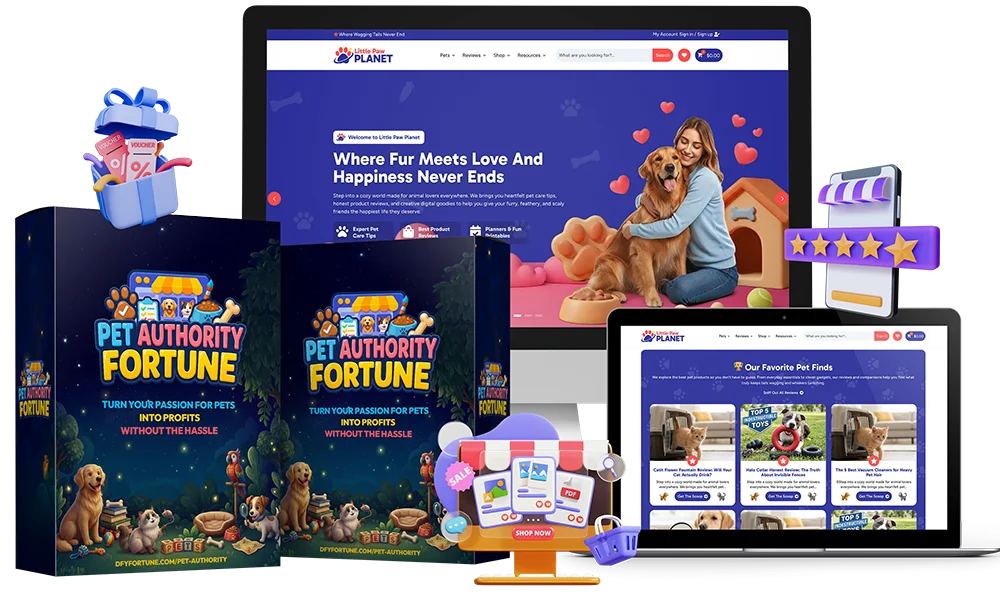 Pet Authority Fortune ready‑to‑launch WordPress pet website